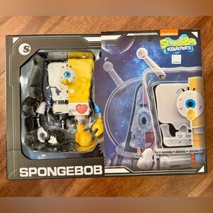 NEW SEALED SPONGEBOB SQUAREPANTS Space Travel NICKELODEON 20cm Figure Sofubi